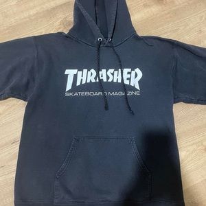 Thrasher skate magazine black hoodie, perfect condition, size M